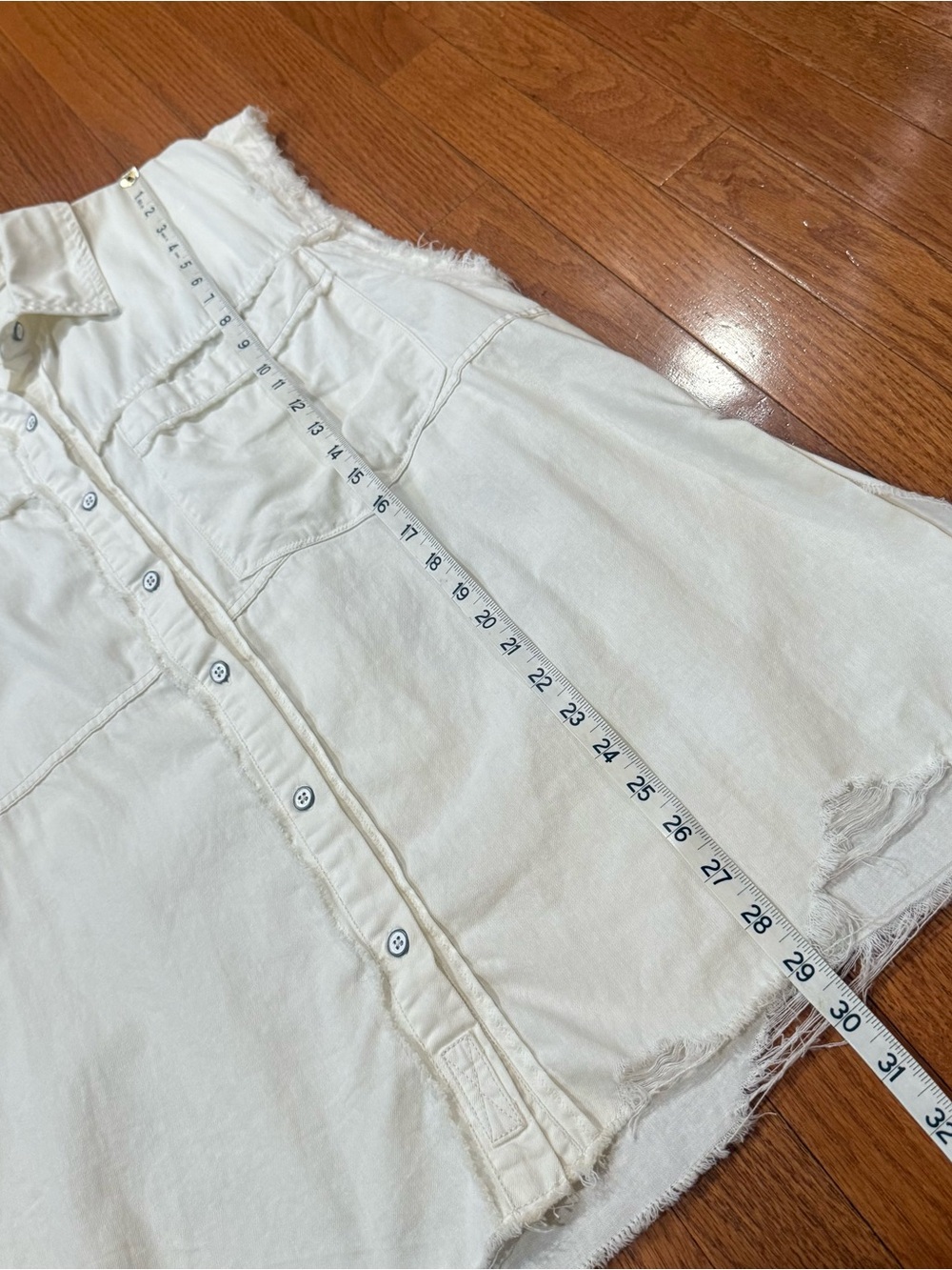 We The Free Free People Women’s Medium Better Together Denim Tunic Vest Shirt - Picture 8 of 8